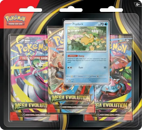 Mega Evolution: Psyduck 3-Pack Blister