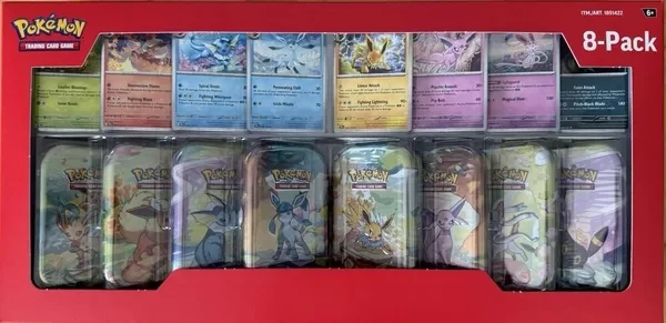 Prismatic Evolutions: Costco 8-Pack Mini Tins Bundle