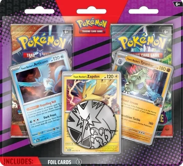 Enhanced 2-Pack Blister: Team Rocket's Zapdos, Articuno & Tyranitar