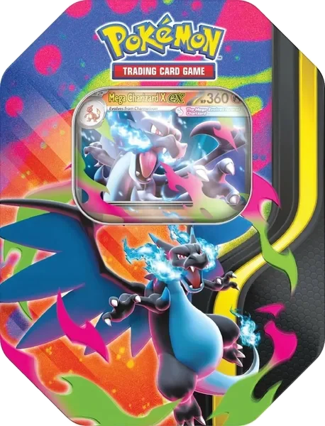 Mega Charizard X ex Tin