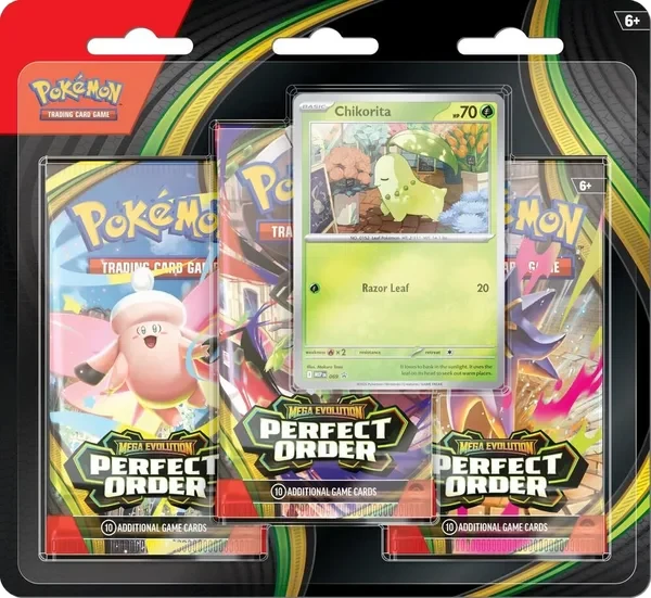 Perfect Order: Chikorita 3-Pack Blister