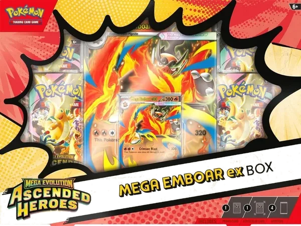 Ascended Heroes: Mega Emboar ex Box