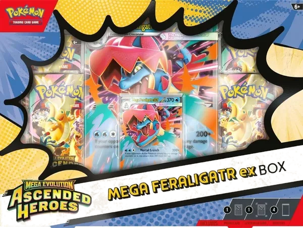Ascended Heroes: Mega Feraligatr ex Box