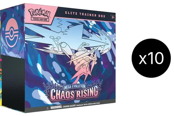 Chaos Rising 10 Elite Trainer Box Case