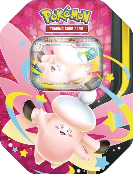 Mega Moonlit Tins: Mega Clefable ex Tin