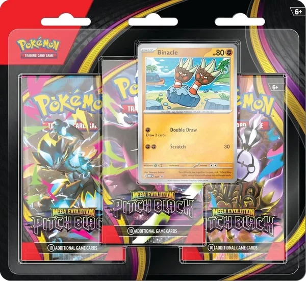 Pitch Black: Binacle 3-Pack Blister