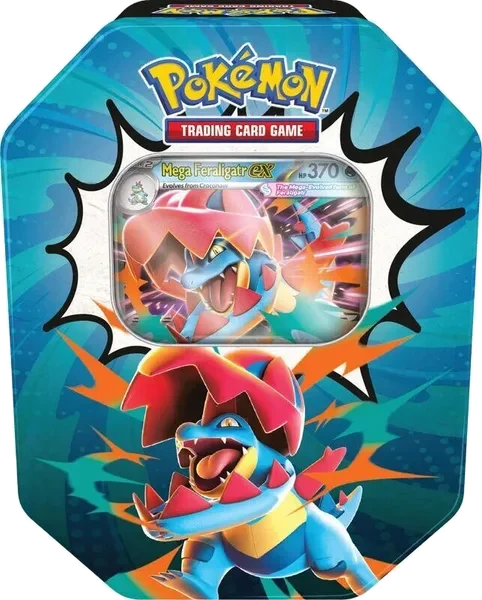 Ascended Heroes Tins: Mega Feraligatr ex Tin