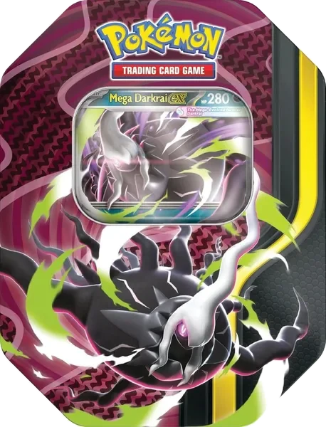 Mega Forces Tins: Mega Darkrai ex Tin