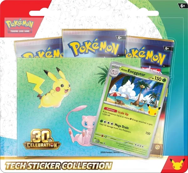 30th Celebration: Alolan Exeggutor Tech Sticker Collection