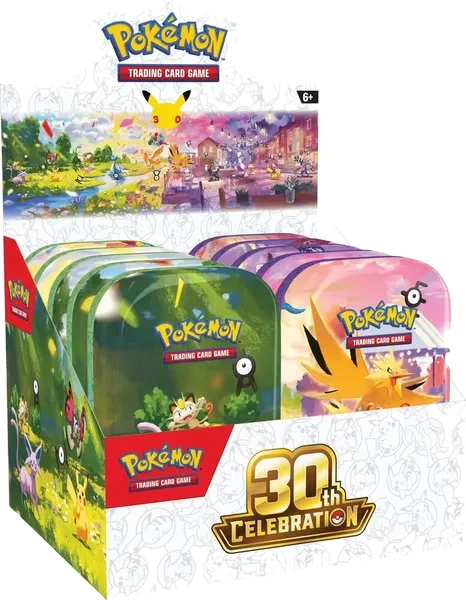 30th Celebration: Mini Tin Display