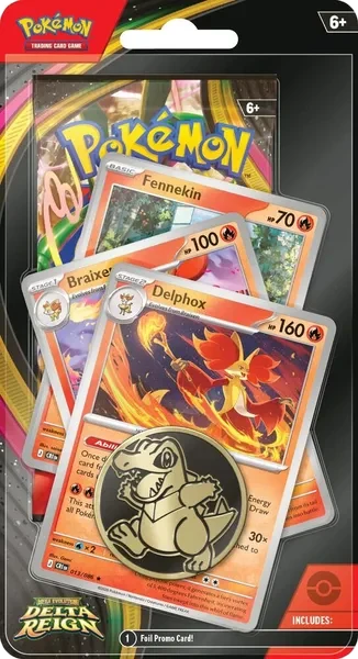 Delta Reign: Delphox Premium Checklane Blister