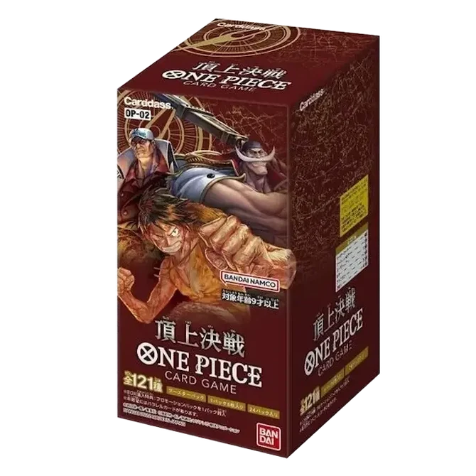 One Piece Card Game OP-02 Paramount War – Box 24 buste – Giapponese (JP)