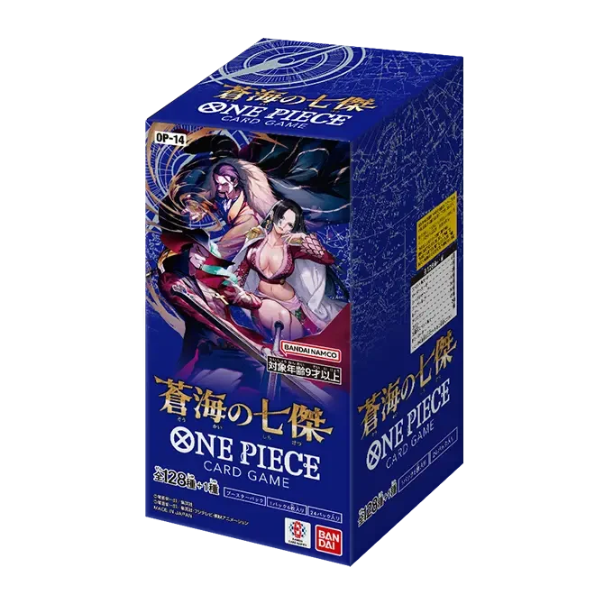 One Piece Card Game OP-14 The Azure Sea's Seven – Box 24 buste – Giapponese (JP)