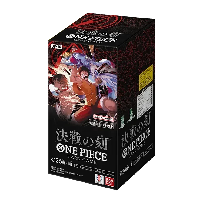 One Piece Card Game OP-16 The Time of Battle – Box 24 buste – Giapponese (JP)