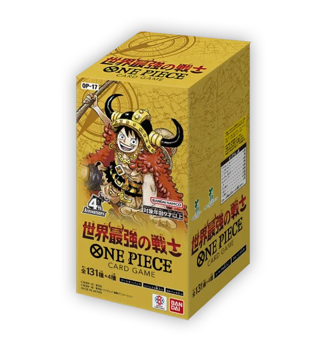 One Piece Card Game OP-17 The World's Strongest Warriors (4° anniversario) – Box 24 buste – Giapponese (JP)