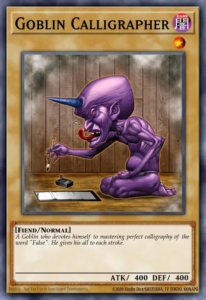 Goblin Calligrapher