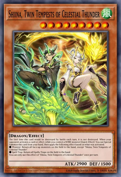 Shiina, Twin Tempests of Celestial Thunder