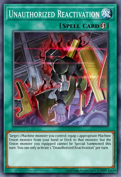 Unauthorized Reactivation