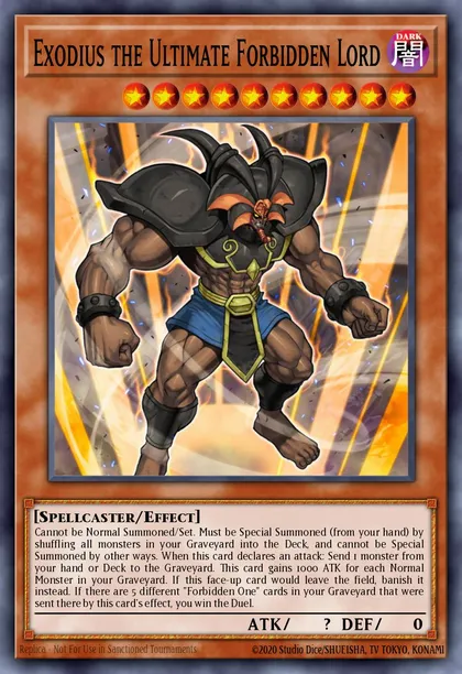 Exodius the Ultimate Forbidden Lord