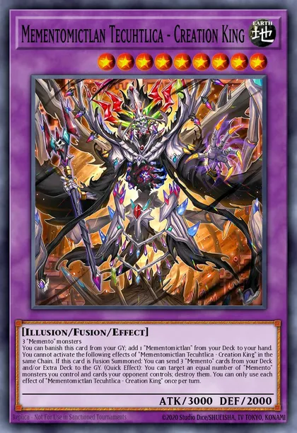 Mementomictlan Tecuhtlica - Creation King