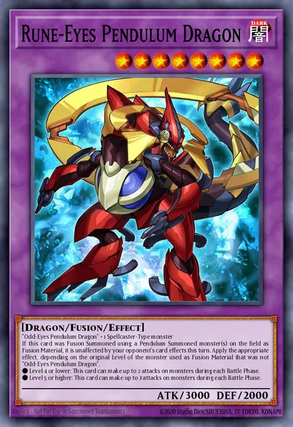 Rune-Eyes Pendulum Dragon