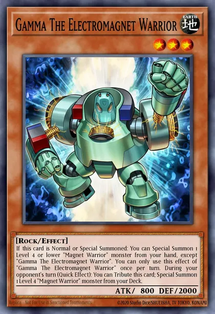 Gamma The Electromagnet Warrior