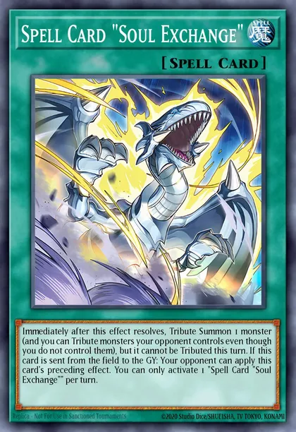 Spell Card "Soul Exchange"