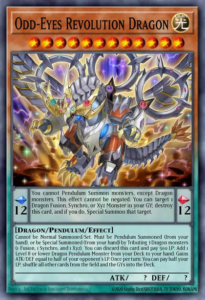 Odd-Eyes Revolution Dragon