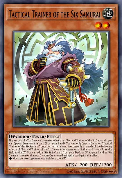 Tactical Trainer of the Six Samurai
