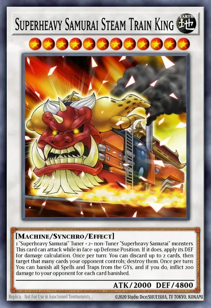 Superheavy Samurai Steam Train King