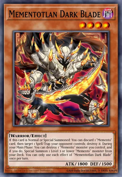 Mementotlan Dark Blade