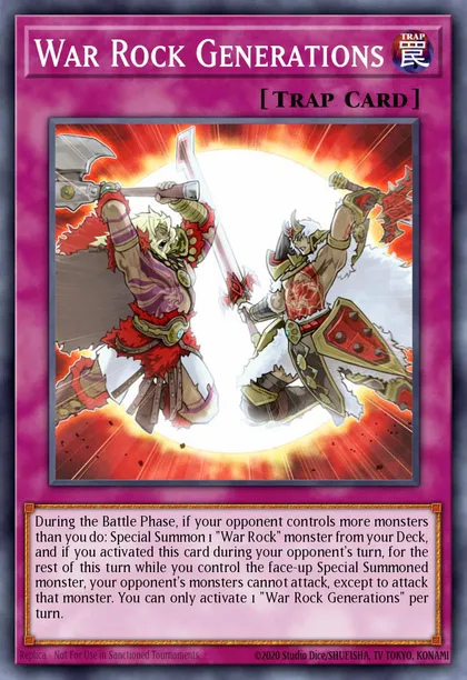 War Rock Generations