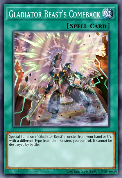 Gladiator Beast's Comeback