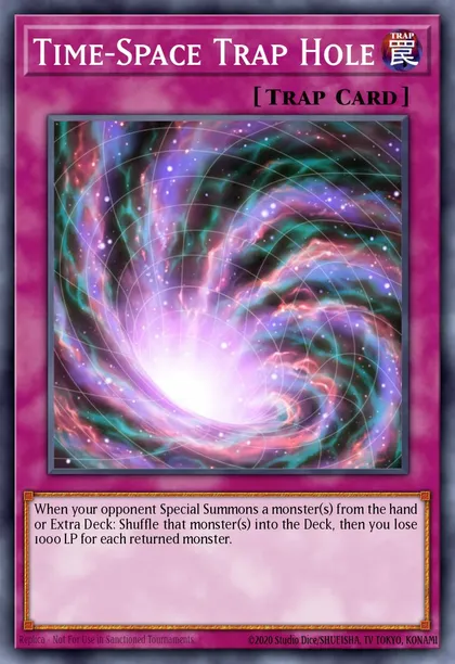 Time-Space Trap Hole