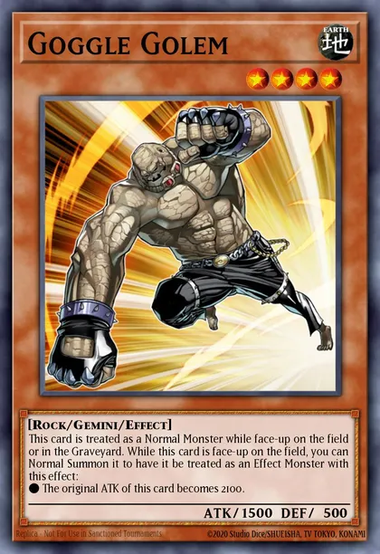 Goggle Golem