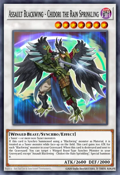 Assault Blackwing - Chidori the Rain Sprinkling