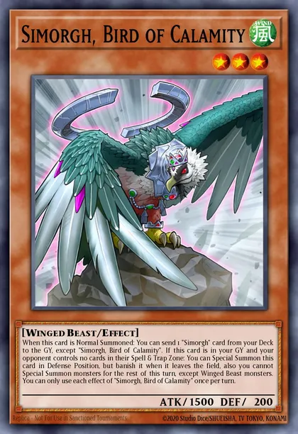 Simorgh, Bird of Calamity