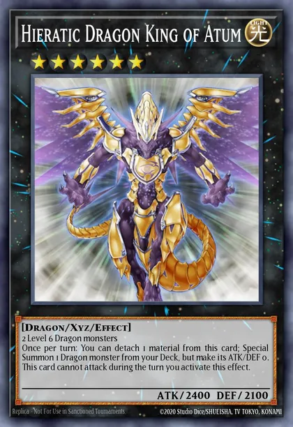 Hieratic Dragon King of Atum