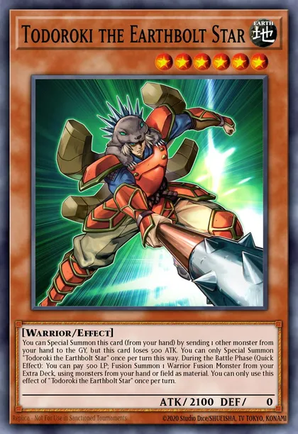 Todoroki the Earthbolt Star