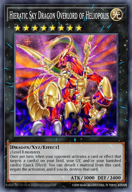 Hieratic Sky Dragon Overlord of Heliopolis
