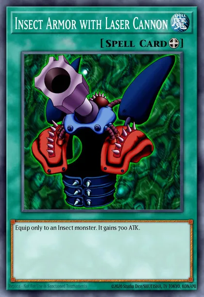 Insect Armor with Laser Cannon