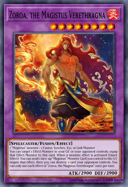 Zoroa, the Magistus Verethragna