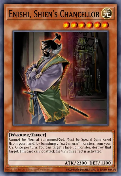 Enishi, Shien's Chancellor