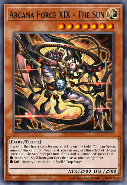 Arcana Force XIX - The Sun