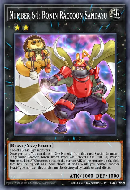 Number 64: Ronin Raccoon Sandayu