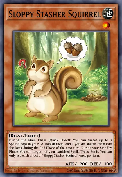 Sloppy Stasher Squirrel
