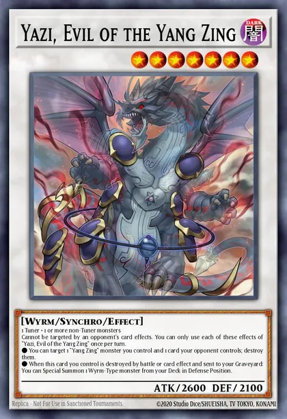 Yazi, Evil of the Yang Zing