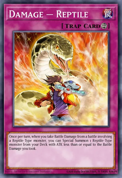 Damage = Reptile