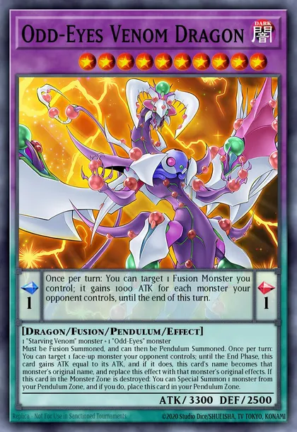 Odd-Eyes Venom Dragon