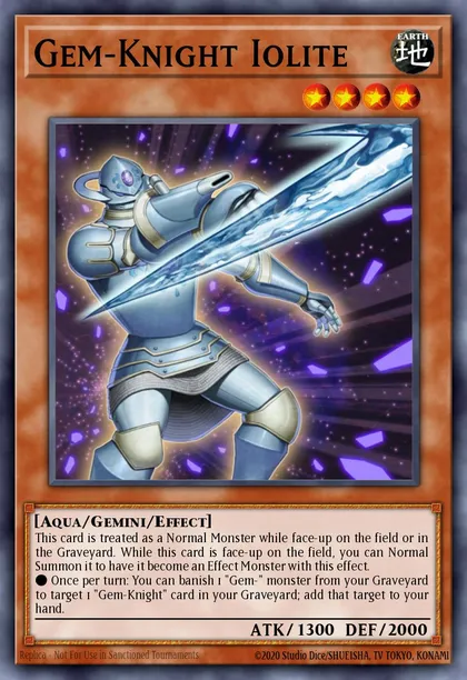 Gem-Knight Iolite
